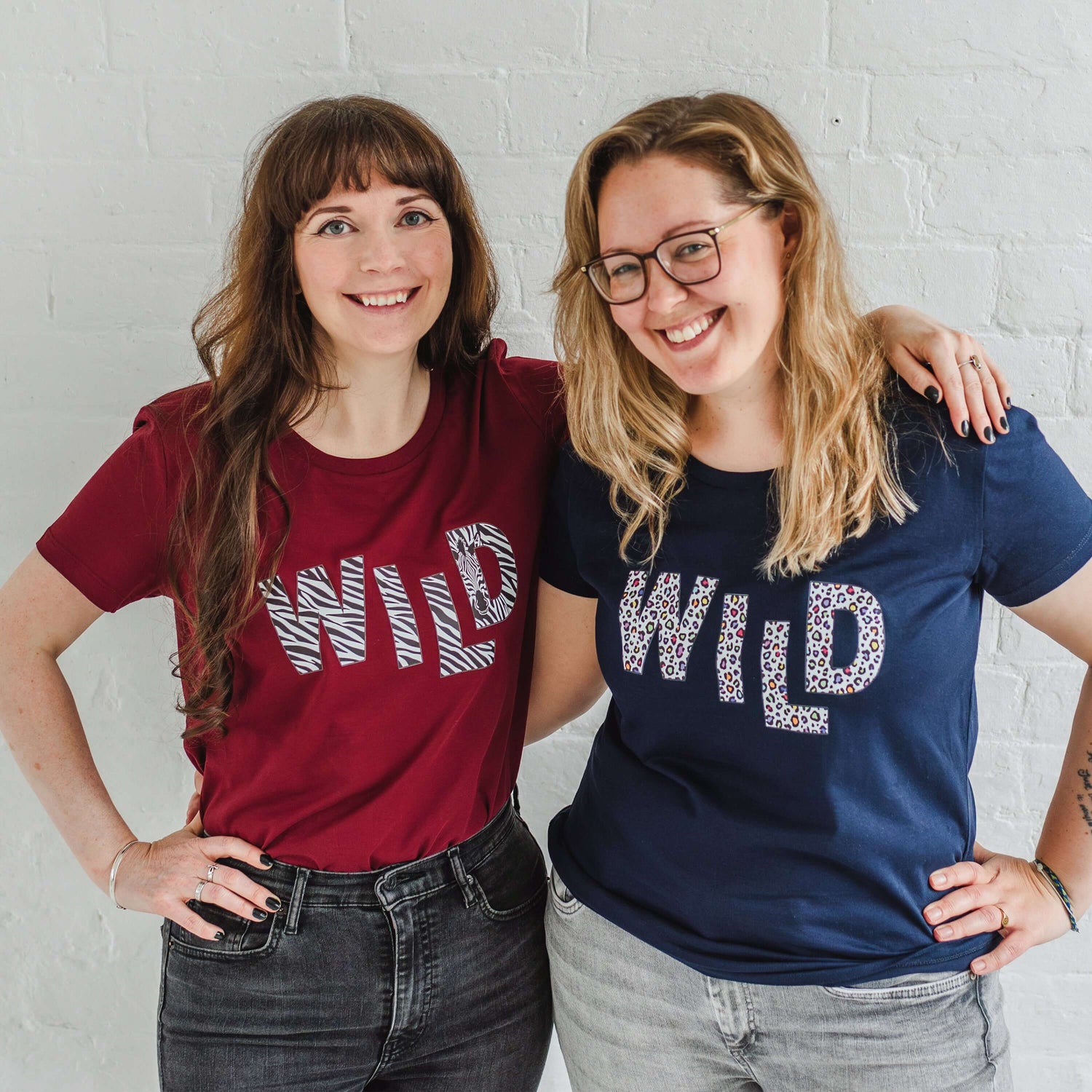 Women's Animal Print Graphic T-Shirt -"WILD"