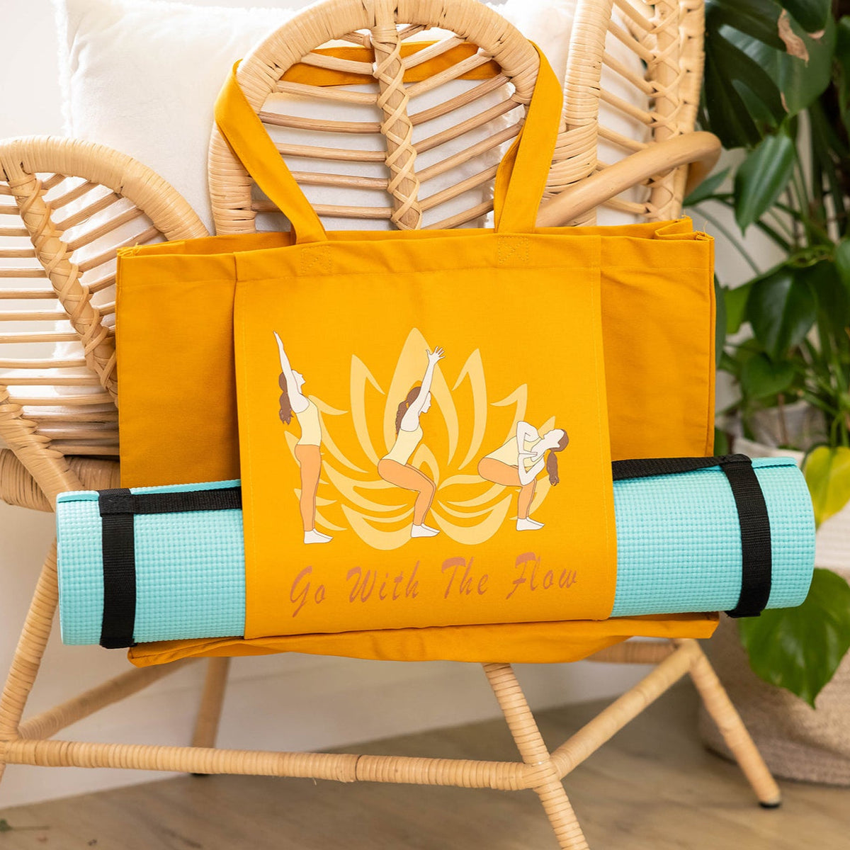 Organic Cotton | Yoga Mat Tote Bags