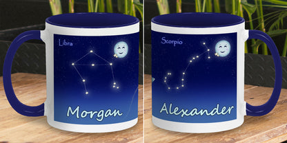 Personalised "Star Sign" - 2-Tone Mug