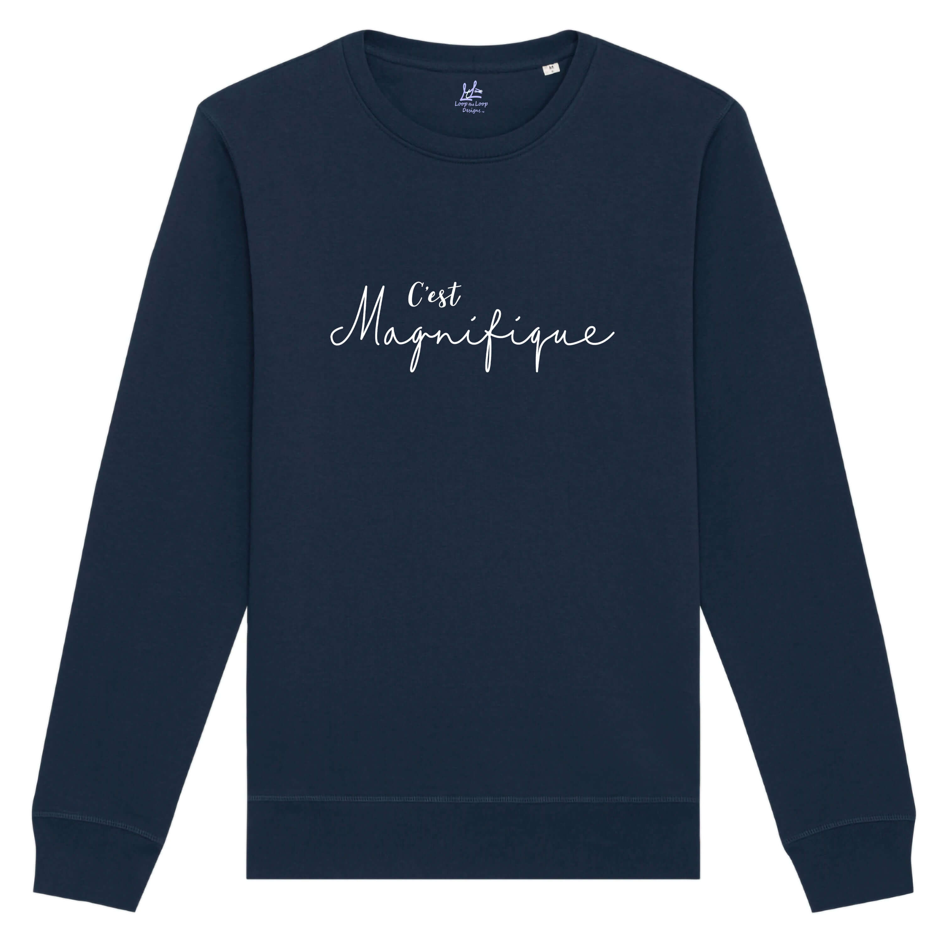 Ladies slogan sweatshirt online