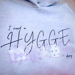 Light heather Grey oversized unisex heavy hoodie close up Hygge Lifestyle clothing 