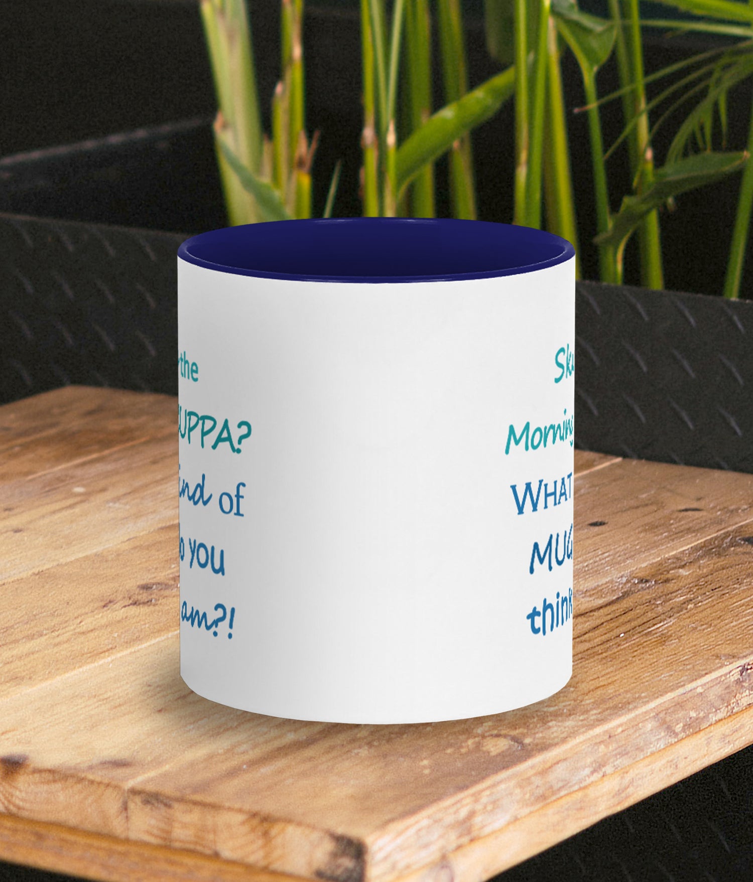 "Skip the Morning Cuppa?" - 2-Tone Mug